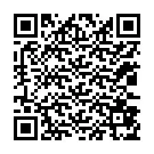 Kode QR untuk nomor Telepon +12033875761