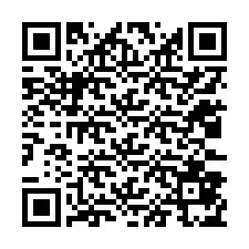 QR-код для номера телефона +12033875762