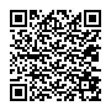 Kode QR untuk nomor Telepon +12033875763