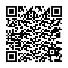 Código QR para número de teléfono +12033876618