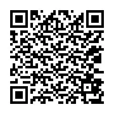 QR-код для номера телефона +12033877778