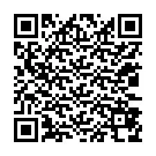 Codice QR per il numero di telefono +12033878694