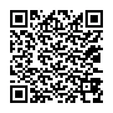 QR код за телефонен номер +12033878869