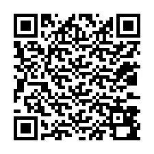 Código QR para número de teléfono +12033890419