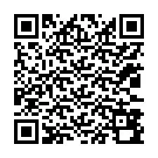 QR-koodi puhelinnumerolle +12033890421