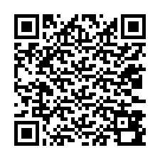 QR-koodi puhelinnumerolle +12033890436