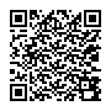 電話番号のQRコード +12033890438