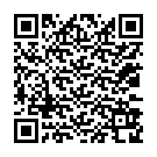 QR код за телефонен номер +12033928619