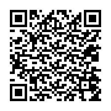 Código QR para número de telefone +12034054853