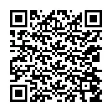 QR kód a telefonszámhoz +12034056364