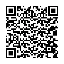 Código QR para número de telefone +12034058174