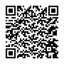 QR-код для номера телефона +12034089745