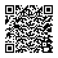 電話番号のQRコード +12034090839