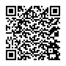 QR-koodi puhelinnumerolle +12034091721