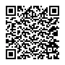 QR-koodi puhelinnumerolle +12034129768