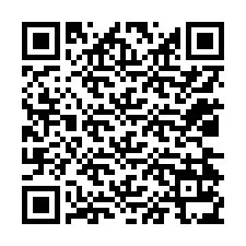 QR-koodi puhelinnumerolle +12034135429