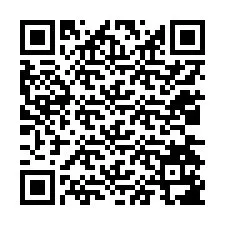 電話番号のQRコード +12034187726