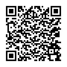 QR-koodi puhelinnumerolle +12034198758