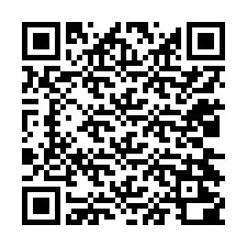 電話番号のQRコード +12034200236