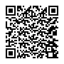 Código QR para número de telefone +12034240335