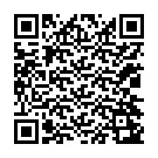 QR-code voor telefoonnummer +12034243671