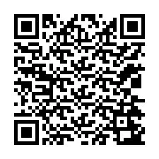 QR код за телефонен номер +12034243871