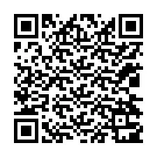 QR kód a telefonszámhoz +12034301621