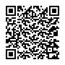 QR код за телефонен номер +12034322144