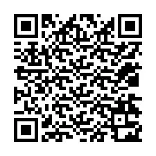 QR-koodi puhelinnumerolle +12034322549