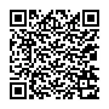 Código QR para número de telefone +12034322554