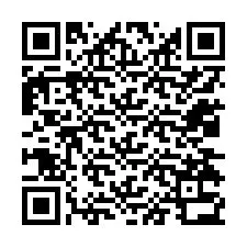 Código QR para número de telefone +12034332997