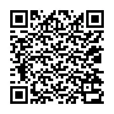 QR kód a telefonszámhoz +12034332998