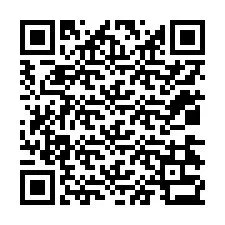 QR-code voor telefoonnummer +12034333001