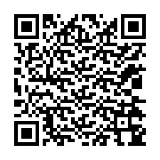 Kode QR untuk nomor Telepon +12034344831