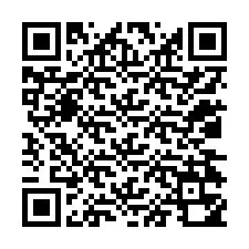 QR kód a telefonszámhoz +12034350498