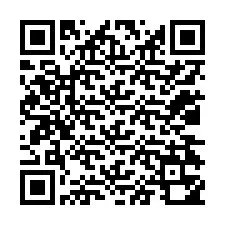 QR-код для номера телефона +12034350499