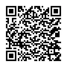 QR-koodi puhelinnumerolle +12034355991