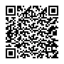 Código QR para número de teléfono +12034355995