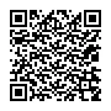 Kode QR untuk nomor Telepon +12034358015