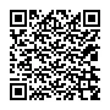 QR Code สำหรับหมายเลขโทรศัพท์ +12034358021