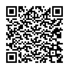 QR kód a telefonszámhoz +12034358022