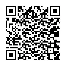 Código QR para número de teléfono +12034358023