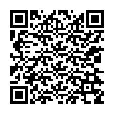 Kod QR dla numeru telefonu +12034358024