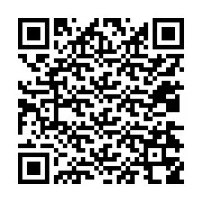 Codice QR per il numero di telefono +12034358143