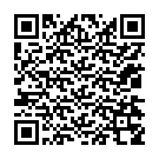 Codice QR per il numero di telefono +12034358145