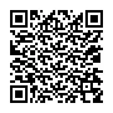 Codice QR per il numero di telefono +12034358148