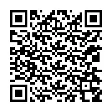 QR-код для номера телефона +12034358150