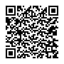 QR код за телефонен номер +12034359127