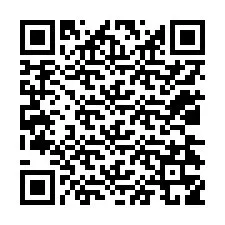 QR kód a telefonszámhoz +12034359129