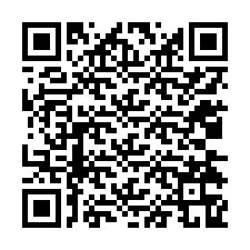 QR-koodi puhelinnumerolle +12034369932